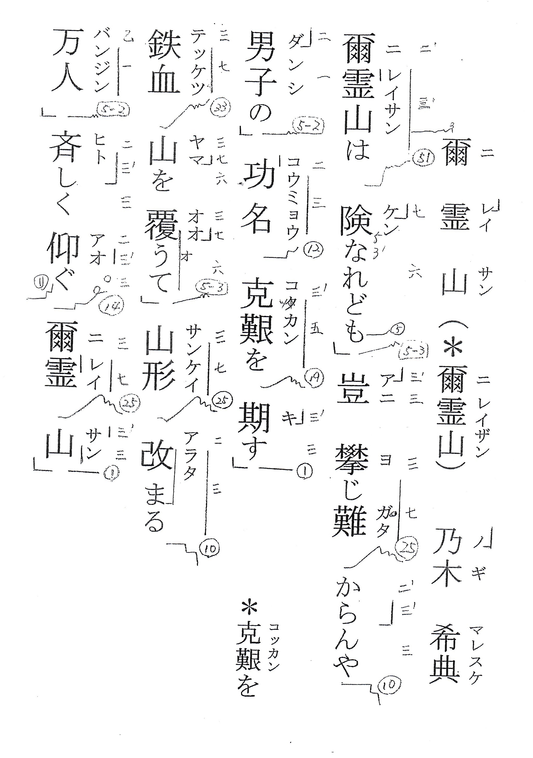 壮年 吟題 爾霊山 Toshiの詩吟